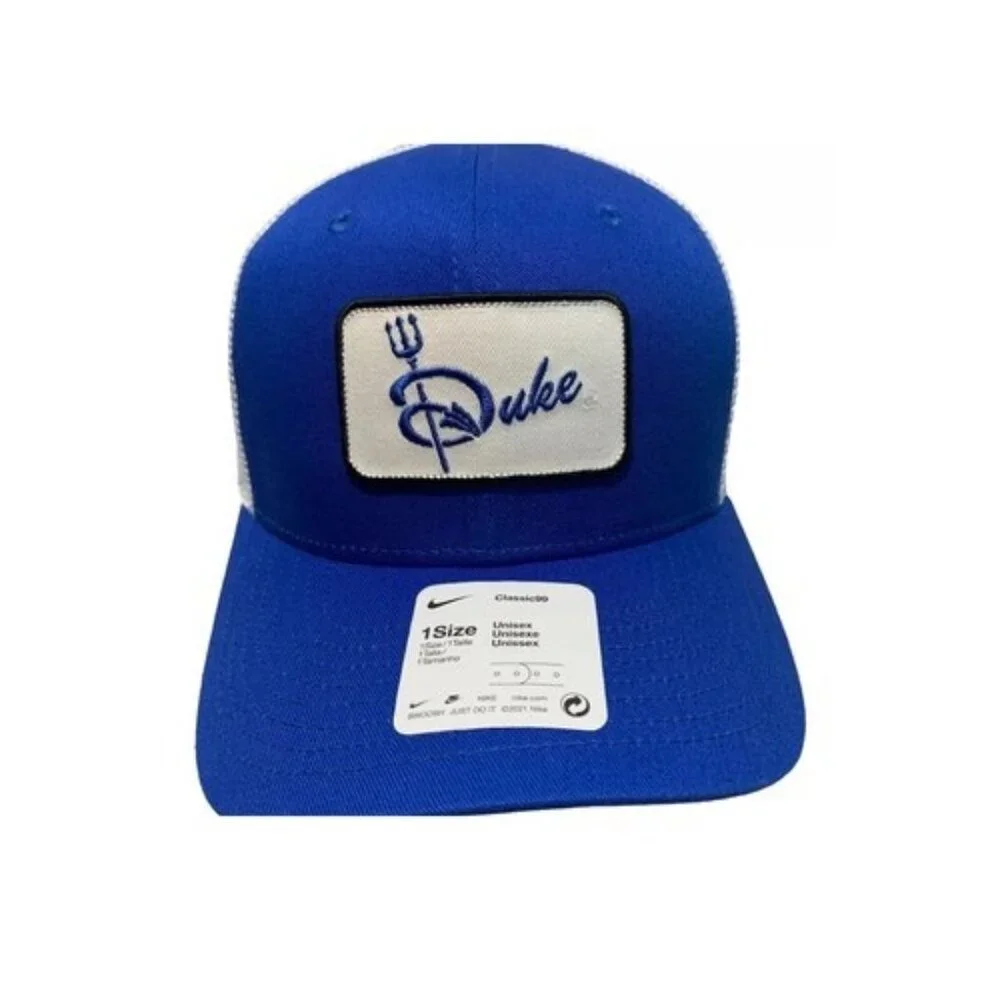 Nike Duke Blue Devils Classic 99 Alternate Trucker Adjustable Snapback Hat Cap - Picture 12 of 12